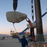 And then, of course, a stilt walker has advantages that we didn't anticipate either. Though once you grab on, what do you do next?